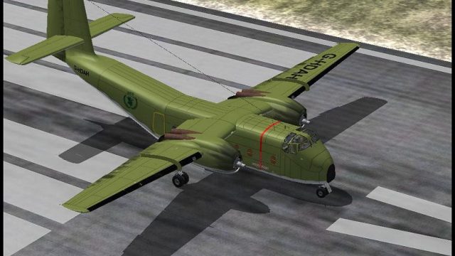 Screenshot 1 — DeHavilland C-7 Caribou G-HDAH