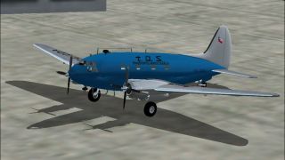 Screenshot 1 — Transportes Aereos Squella C-46C (Blue Colour)