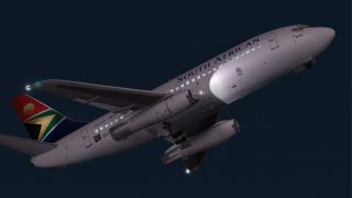 Screenshot 2 —  FS2002 YeoDesigns Boeing 737-200V2 South African Airways