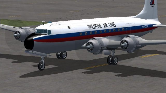 Screenshot 1 — Philippine Airlines DC-4