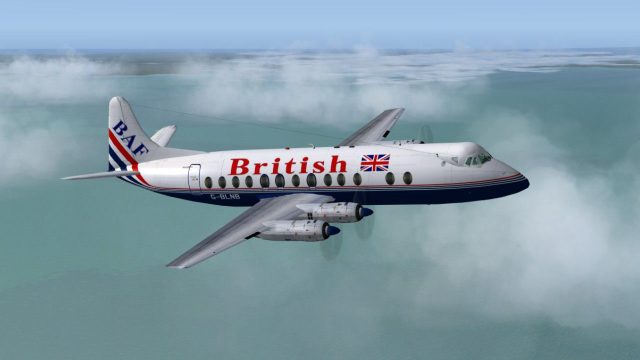 Screenshot 1 — BAF Vickers V.806 Viscount G-BLNB