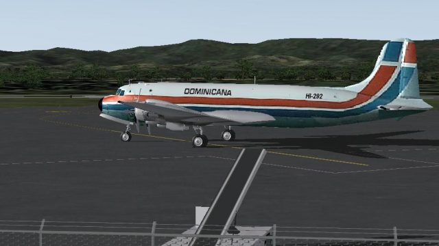 Screenshot 1 — Dominicana de Aviation DC-4