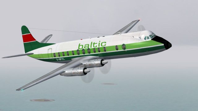 Screenshot 1 — Baltic Viscount 816 G-BFZL