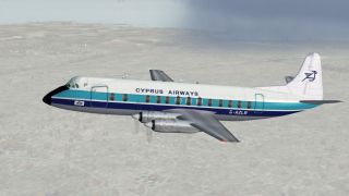 Screenshot 1 — Cyprus Airways Viscount 813 G-AZLR