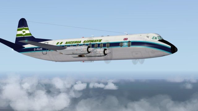 Screenshot 1 — Nigeria Airways Viscount 815 G-AVJB