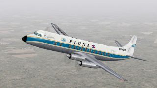 Screenshot 1 — PLUNA Viscount 827 CX-BIZ