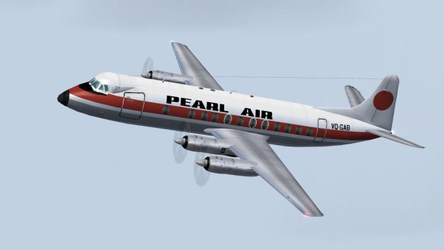 Screenshot 1 — Pearl Air Viscount 804 VQ-GAB