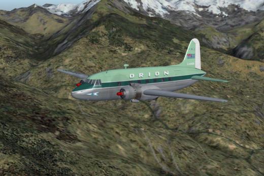 Orion Airways Viking 1A G-AGRS For FS2004