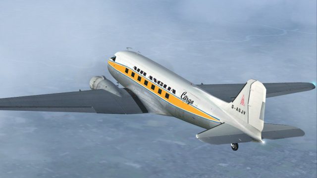 Screenshot 1 — Air Anglia Douglas DC-3 G-AOBN