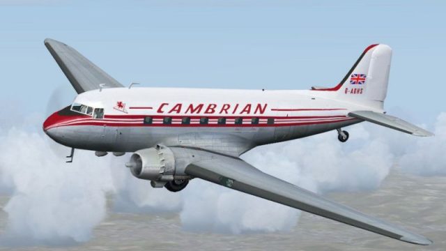 Screenshot 1 — Cambrian Airways Douglas DC-3 Pack
