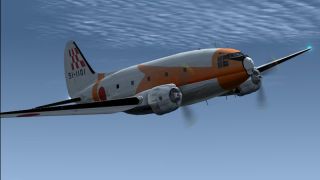 Screenshot 2 — JASDF Curtiss C-46A Commando