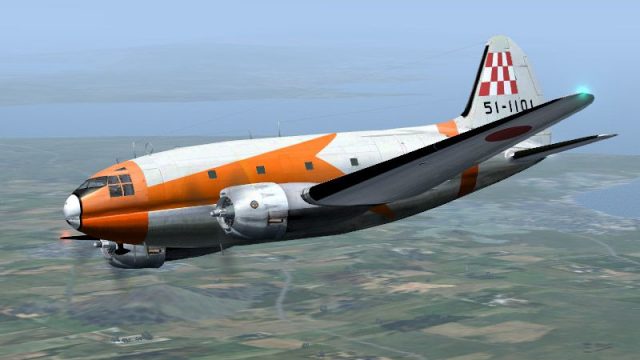 Screenshot 1 — JASDF Curtiss C-46A Commando