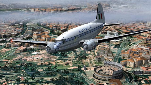 Screenshot 1 — Alitalia Curtiss C-46A Commando