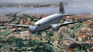 Screenshot 1 — Alitalia Curtiss C-46A Commando
