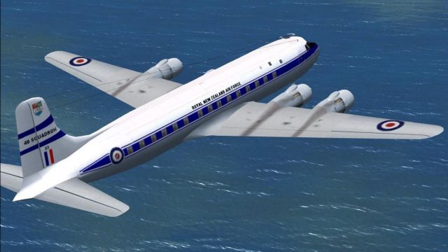 Screenshot 1 — RNZAF Douglas DC-6