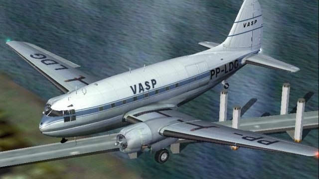 Screenshot 1 — VASP Curtiss C-46A Commando