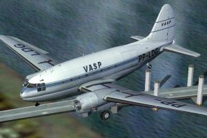 VASP Curtiss C-46A Commando for FS2004