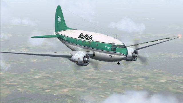 Screenshot 1 — Buffalo Air Cargo Curtiss C-46A (GA)