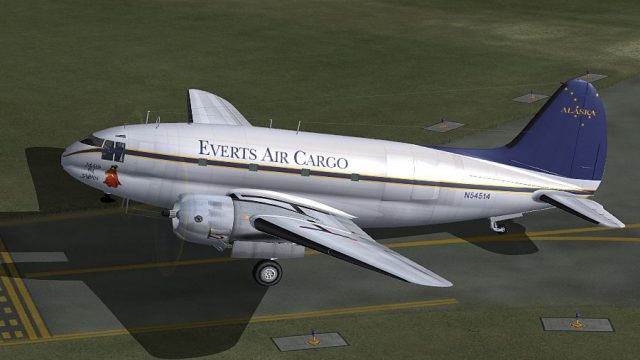 Screenshot 1 — Everts Air Fuel Curtiss C-46