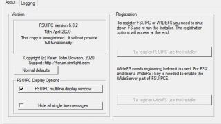 Screenshot 5 — FSUIPC