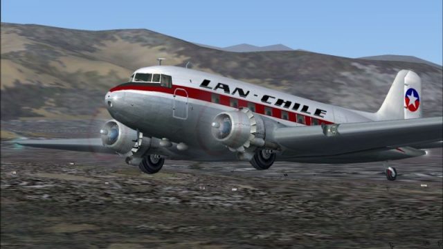 Screenshot 1 — LAN Chile Douglas DC-3 CC-CBX