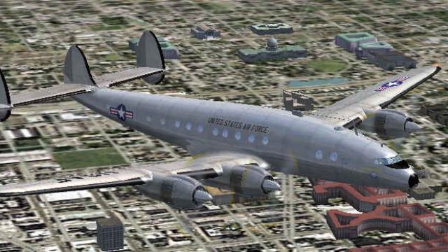 Screenshot 1 — VC-121A Constellation 'Columbine II'