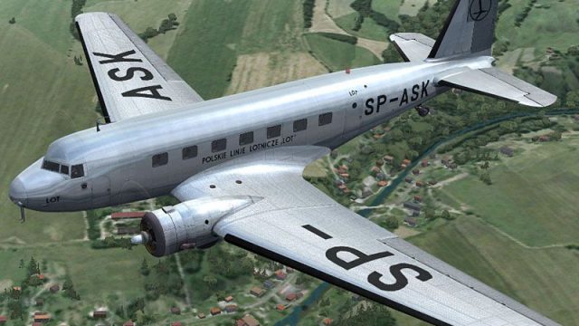 Screenshot 1 — LOT Douglas DC-2 SP-ASK