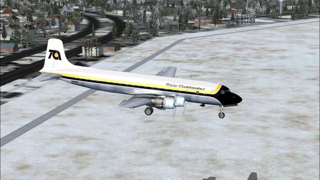 Screenshot 1 — Trans Continental Airlines DC-6B