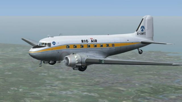 Screenshot 1 — Rig-Air Ltd. Douglas DC-3