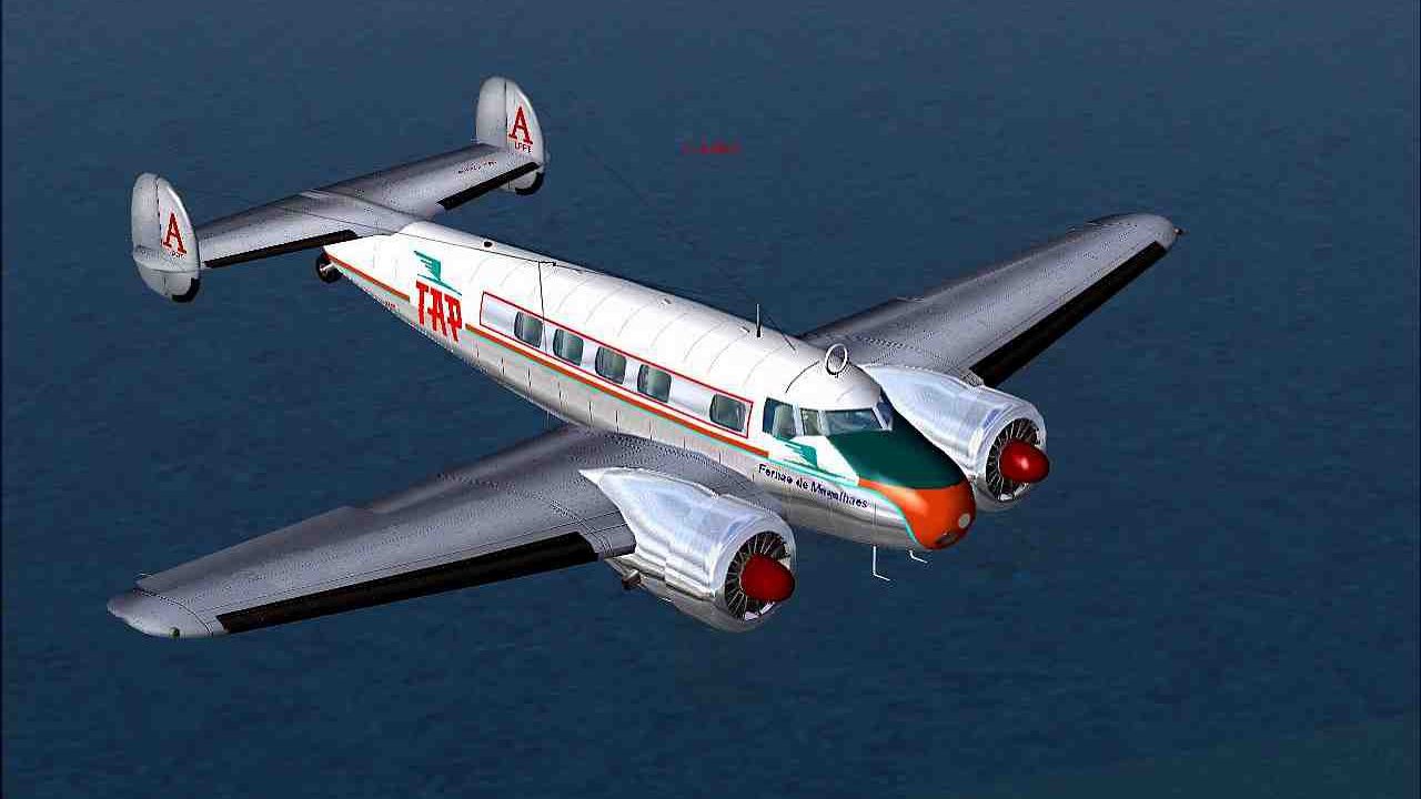 Lockheed 10 Fs2004 TAP Lockheed Electra L-10A for FS2004