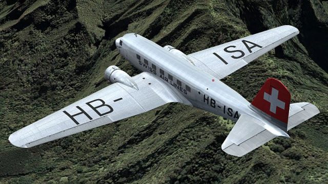 Screenshot 1 — Swissair Douglas DC-2 HB-ISA