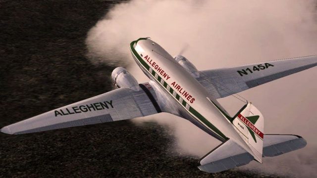 Screenshot 1 — Allegheny Airlines Douglas DC-3 N145A