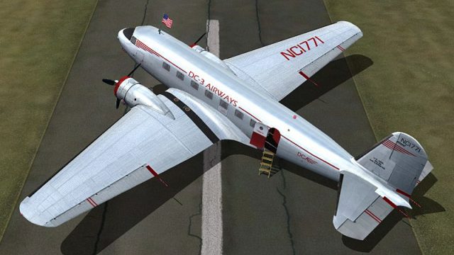 Screenshot 1 — DC-3 Airways Douglas DC-2 NC1771