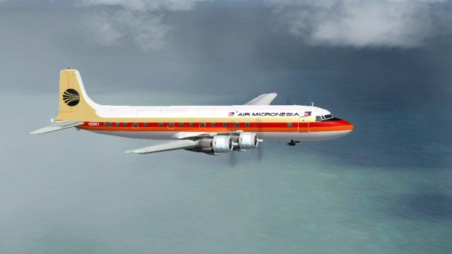 Screenshot 1 — Continental/Air Micronesia DC-6A