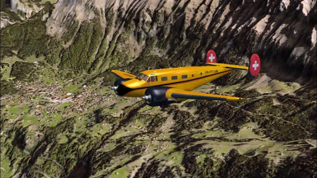 Screenshot 1 — Swiss Airpost Service Beechcraft D18S