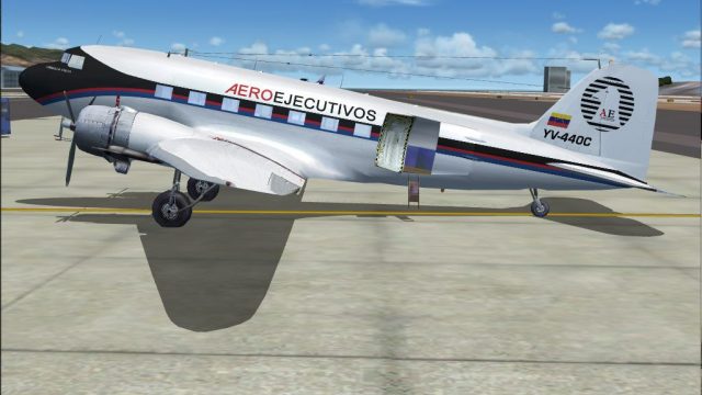 Screenshot 1 — Aeroejecutivos Douglas DC-3 YV-440C