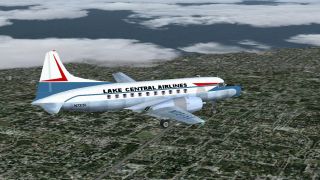 Screenshot 1 — Lake Central Convair 340