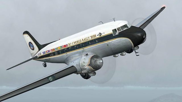 Screenshot 1 — Douglas DC-3 World Rally 2008