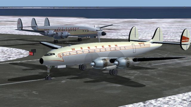 Screenshot 1 — Western Airlines Lockheed L-049