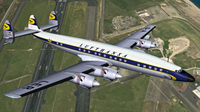 Screenshot 1 — Lufthansa Lockheed L-1649A Starliner D-ALER