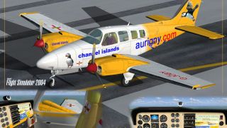 Screenshot 2 — Aurigny Air Service Beechcraft Baron