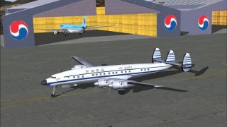 Screenshot 2 — Air Korea Lockheed L-1649 Starliner HL4003
