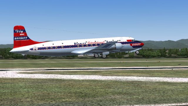 Screenshot 1 — Braniff Douglas DC-6
