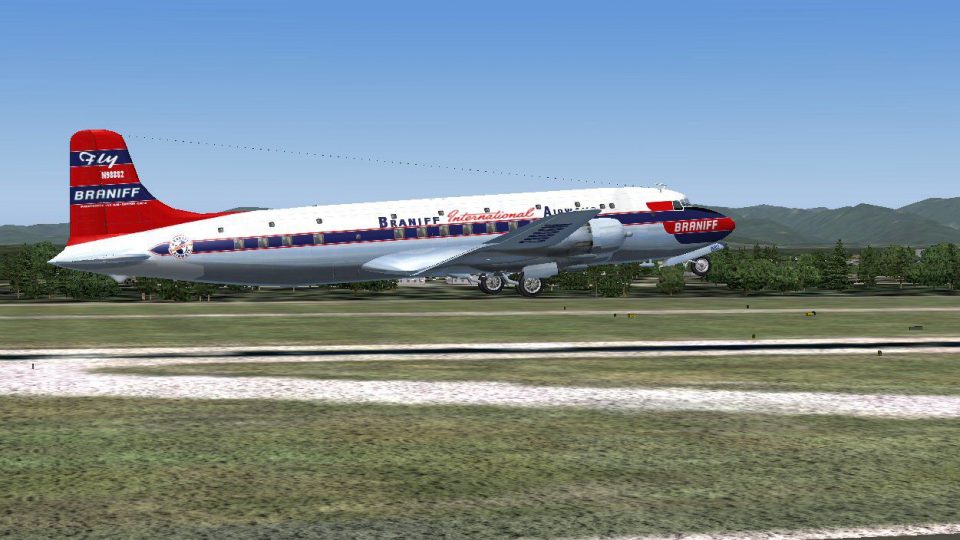 ブリキ 飛行機 ノースウェスト DC4 ブリキ 飛行機 ノースウェスト DC4