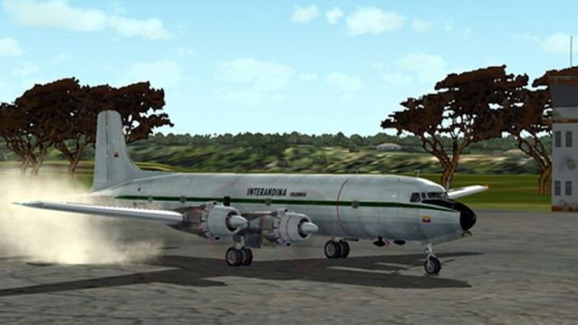 Screenshot 1 — Interandina Colombia DC-6