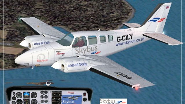 Screenshot 1 — Isles Of Scilly Skybus Baron 58