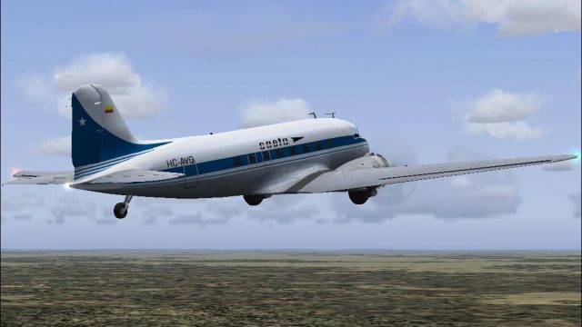 Screenshot 1 — SAETA Douglas DC-3