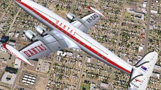 Screenshot 1 — Qantas Lockheed L-1049G