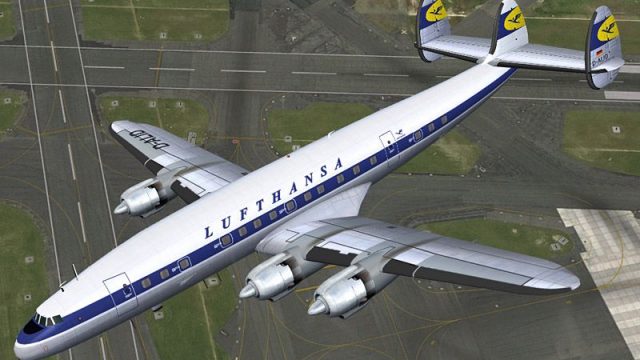 Screenshot 1 — Lufthansa Lockheed L-1049G D-ALID