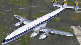 Screenshot 1 — Lufthansa Lockheed L-1049G D-ALID